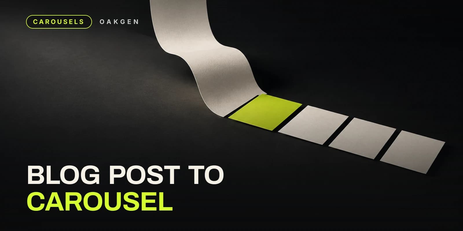 How to Turn a Blog Post Into a Carousel (Without Losing the Point)