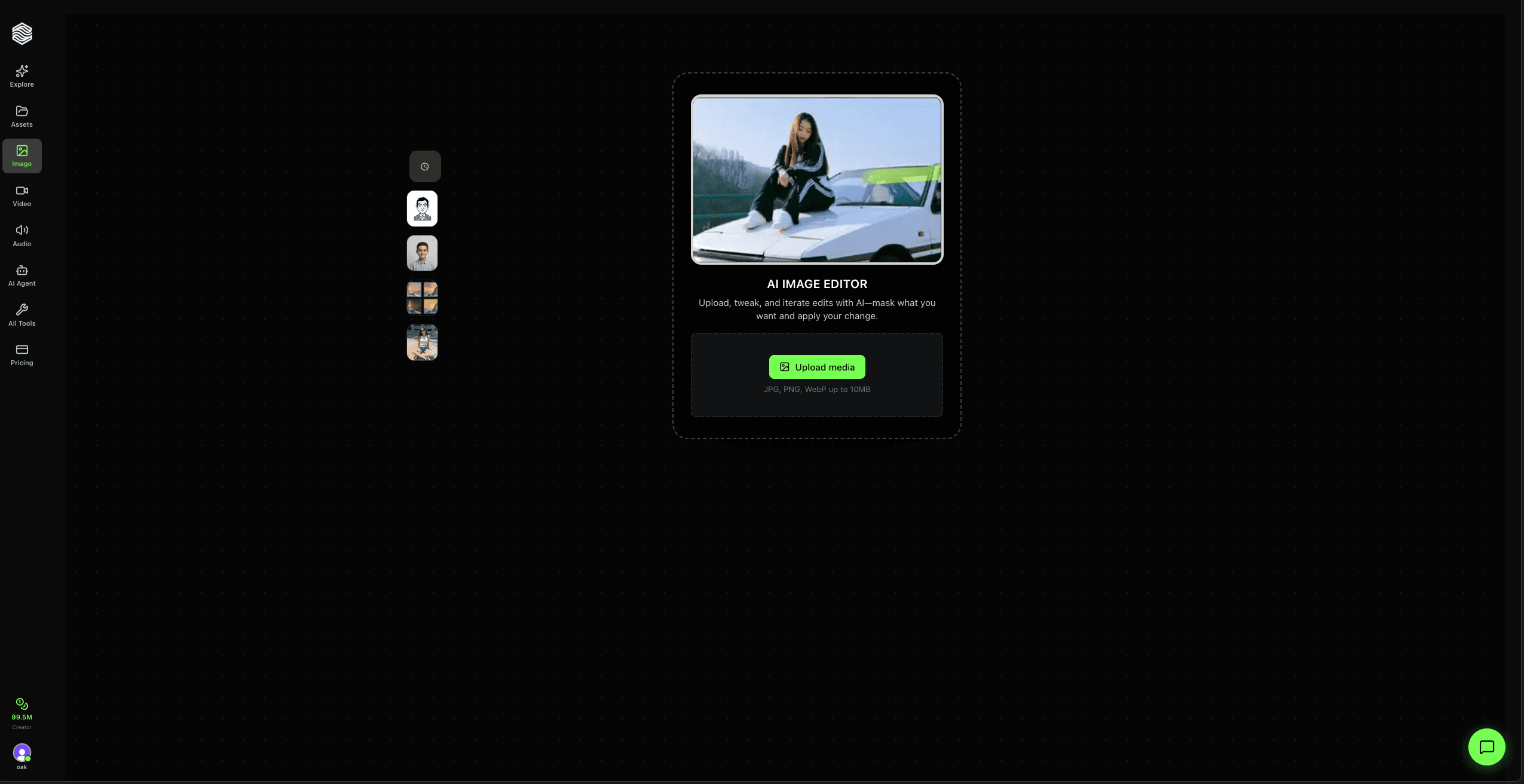 How to Use AI Image Editor on Oakgen.ai