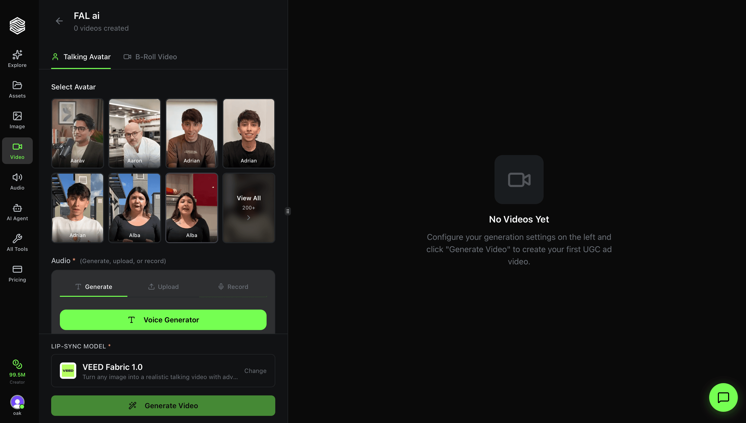 How to Use the UGC Ad Creator on Oakgen.ai