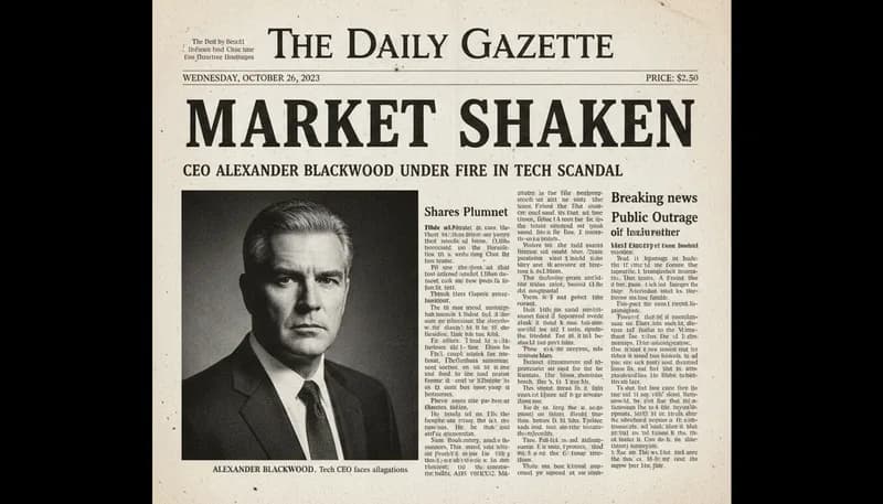 Newspaper Front Page