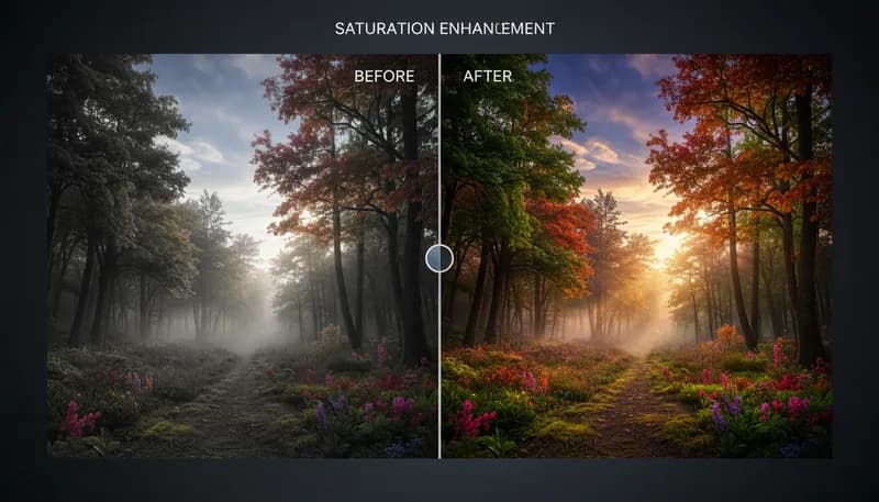 Saturation & Vibrance