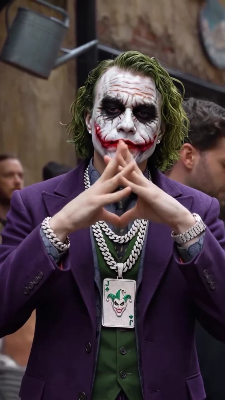 Check Your Joker in the Hood Result: Face, Paint, Hands and Chains