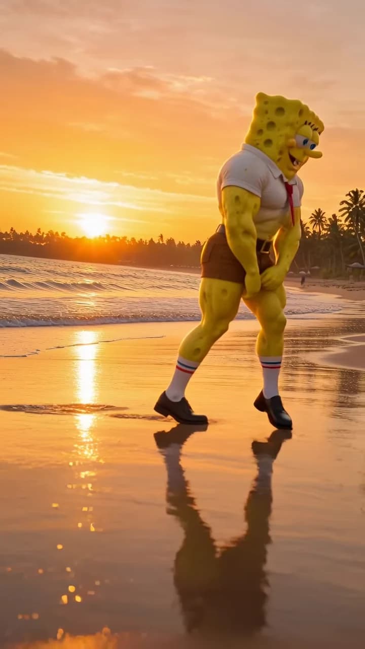 Muscle Beach Strut: Pick a Character Who Earns the Flex