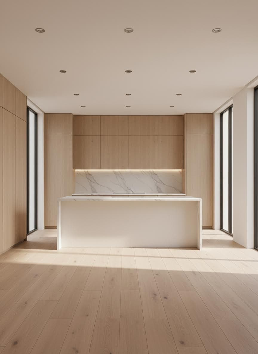 Modern Minimalist Luxury Kitchen Interior