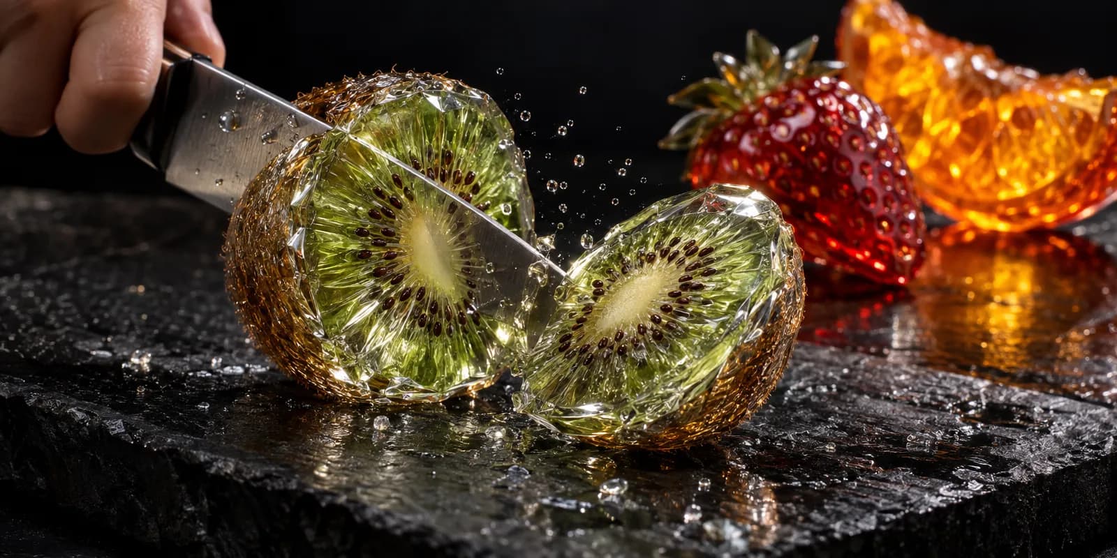 How to Make AI ASMR Videos: Glass Fruit, Lava and Cutting Clips