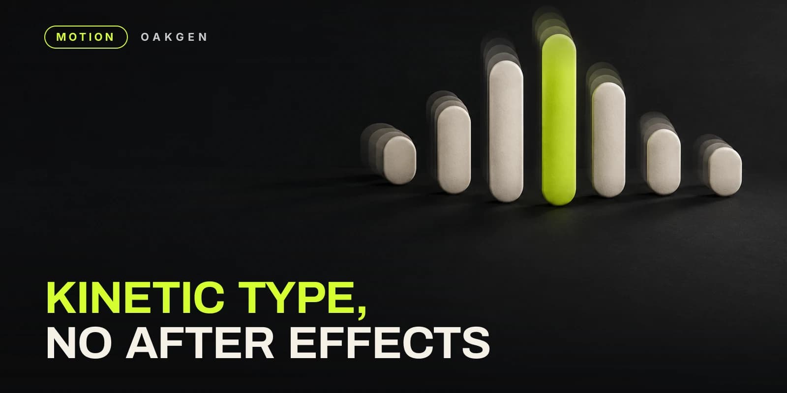 Kinetic Typography Without After Effects: 6 Techniques and When Each One Fits