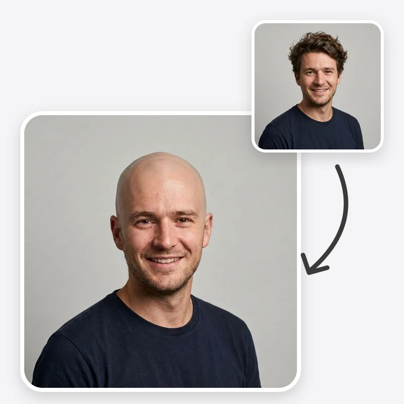 Bald or Buzz Cut? How to Preview Both Before You Shave