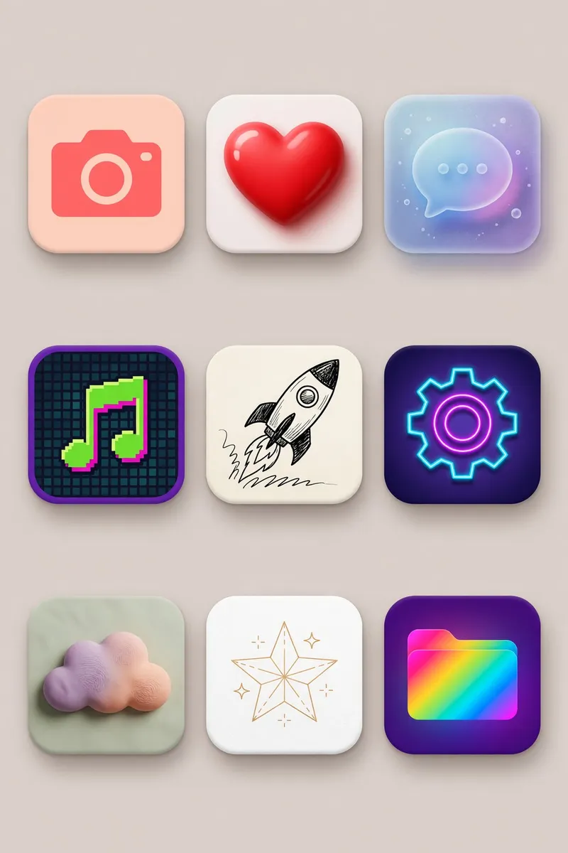 Icon Maker template from xAI