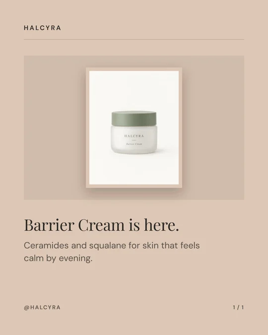 Barrier Cream is here.