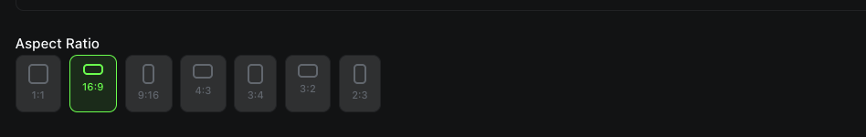 Aspect Ratio Options