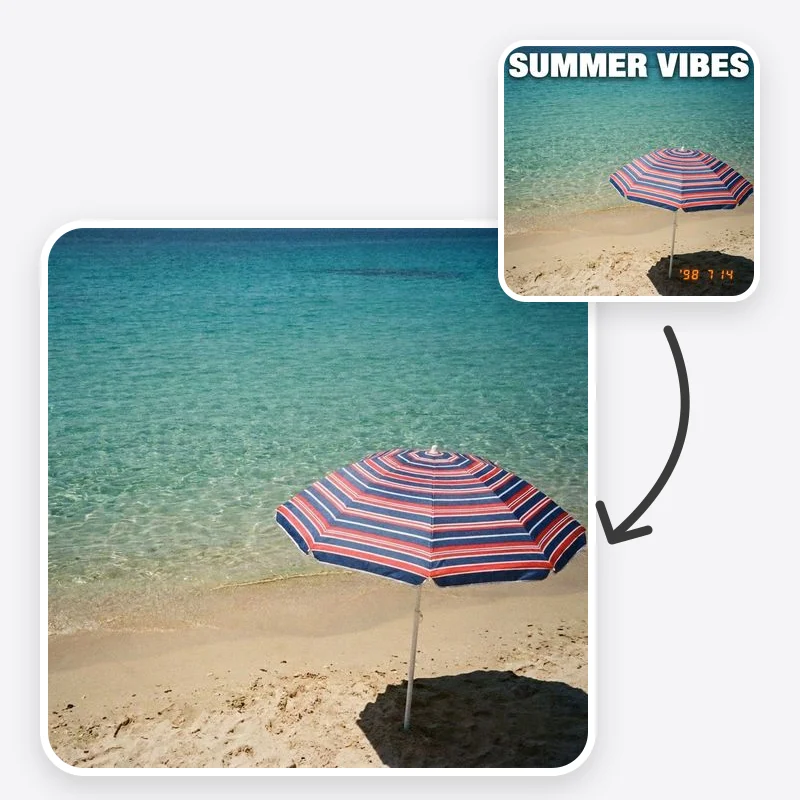 Remove Text From Image example