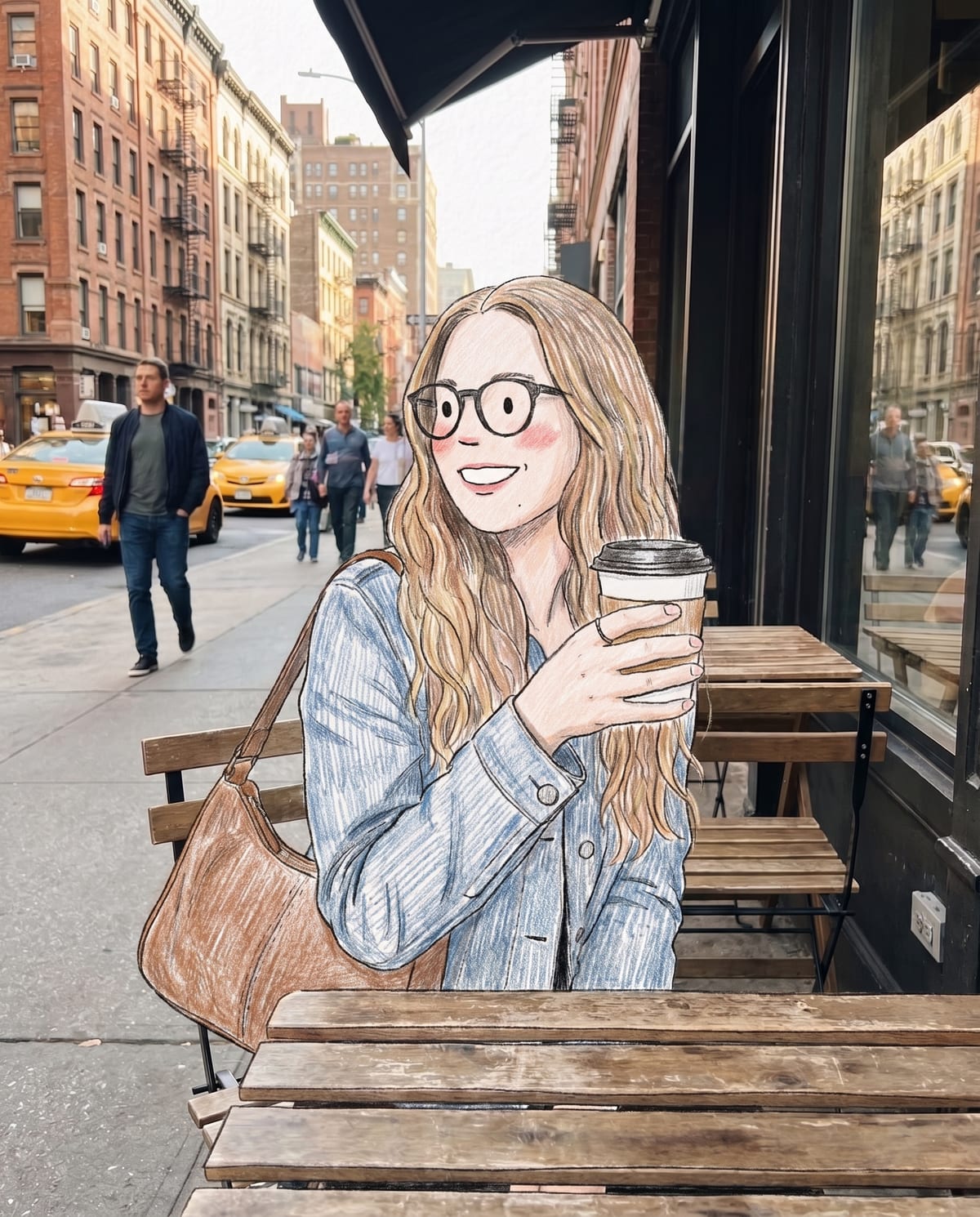 Doodle Street Portrait example result